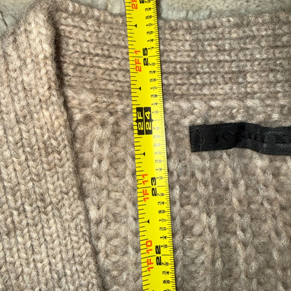 Jenni Kayne Alpaca Cocoon Cardigan in Oatmeal XS - Picture 7 of 11